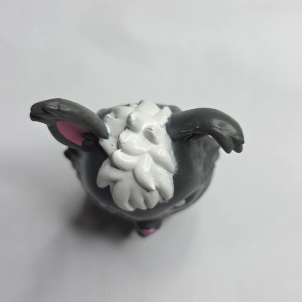 LPS Chalet Angora Gray Mini Rabbit Toy Figure - Picture 5 of 6